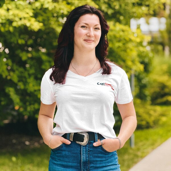 Champion® Women's Patriotic Script T-Shirt